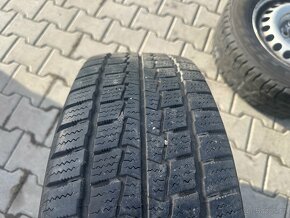 4x plechové disky 5x120 + pneu zimní 215/65 R16C - 2