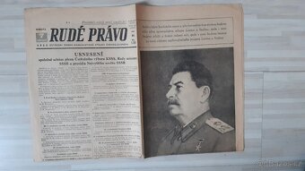 Rude Pravo 1953, umrti Stalina - 2