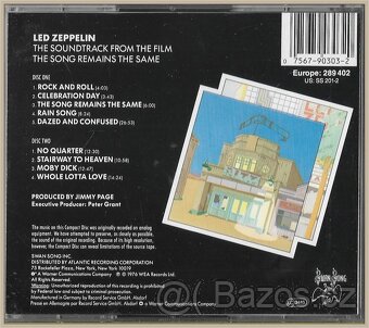 Led Zeppelin - The Soundtrack From The Film The Song Remains - 2