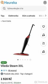 Vileda Steam XXL parní mop nerozbalený. - 2