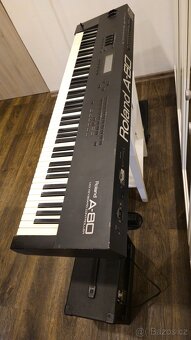 Roland A-80 klaviatura, Roland U220 zvukový modul + reprod. - 2