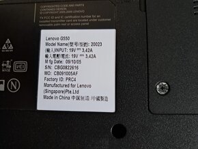 Lenovo G550 - 2