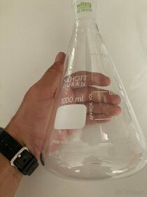 Baňka Erlenmeyer DURAN, ÚH, NZ-29/32, 1000 ml - 2