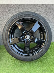 Alu kola 5x112 r17 s pneu (alba) - 2