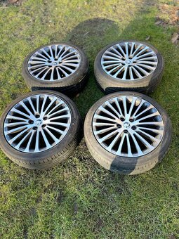 Alu kola škoda 5x112 R18 Sirius, Letní pneu 225/40/18 - 2