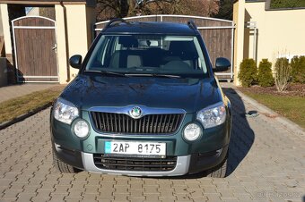 Škoda Yeti 2.0TDI 4x4 81kW 12/11 klima rezerva výhřev sedače - 2