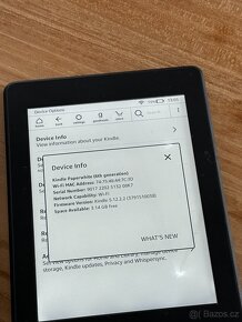 Amazon Paperwhite Kindle 6. gen čtečka knih 4GB, men. def. - 2