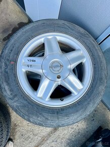 Alu kola 4x100 15 pneu 195/65 R15 sada 4ks Opel - 2