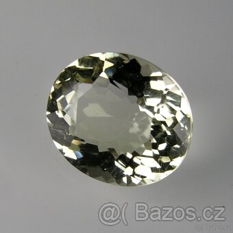 Křišťál-Křemen-ovál, modif. bril. - 5,94 ct. - 2