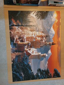 Puzzle Neuschwanstein v zime - 3000 dilku - 2