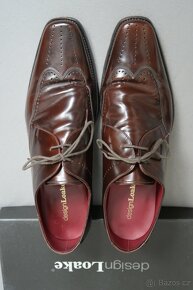 LOAKE Design BRYANT Brogue (UK10, EU44 45) polobotky boty - 2