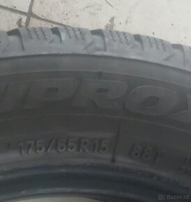 4ks pneu zimní  175/65 R15 88T 1000 vše - 2