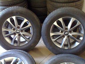 alu kola 5x114,3 r16 original hyundai - zimaky 215/70/16 - 2