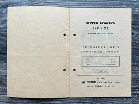 Návod k obsluze a údržbě - Stadion S 22 ( 1961 ) - 2