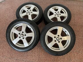 Prodám originální alu kola Škoda Rozteč 5x100 r16 - 2