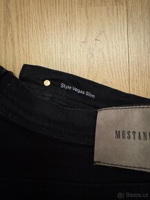 MUSTANG VEGAS PÁNSKÉ DŽÍNOVÉ KALHOTY SLIM FIT W35/L34 - 2