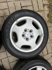 4x alu kola 5x112 R16 Mercedes, letní pneu - 2