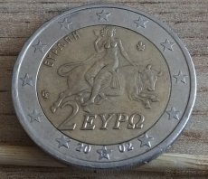 2 Euro 2002 "S" Grecko chyboražba, nabídněte cenu. - 2