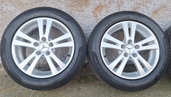 Alu kola R16 5x112 Uniwheels + letrní pneu 205/55/16 - 2