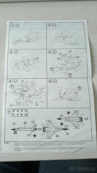 MiG-25 Revell - návod ke stavbě - 2