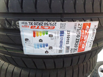 4x nové nejeté lení pneu kumho 275/50 r20 - 2