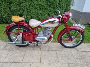 Jawa 250/11 pérák 1954 s TP po kompletní renovaci. - 2