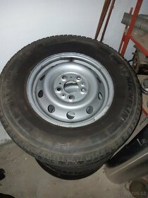 Pneu+disky fiat ducato 225/75 r16 C - 2