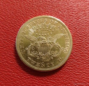 Zlatá mince 20 Dollar American Double Eagle Liberty Head - 2