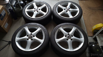 Pěkná ALU kola 17" 5x112 + 99% letní pneu - Mercedes - 2