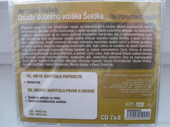 2 CD: Osudy dobrého vojáka Švejka /M. Donutil/ - NEROZBALENÉ - 2