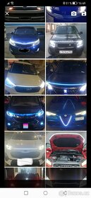 Led svícení Led pásek pod kapotu auta tuning - 2