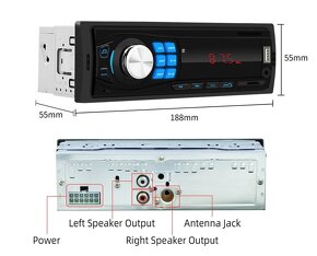 Radio do auta 1din - 2