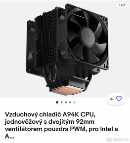 Cpu chladič A94K - 2