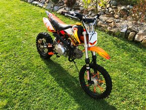 Pitbike 125ccm, nové plasty, krásný stav - 2