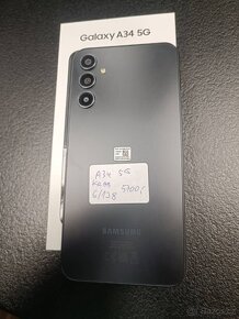 Samsung Galaxy A34 5G 6GB/128GB grafitová - 2