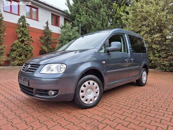 VW Caddy 1.9TDI 77kW, tažné,bez koroze,digiklima - 2