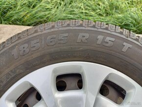 185/65 R 15  Zimni M+S SEMPERIT 4x plech + 4x pneu + poklice - 2