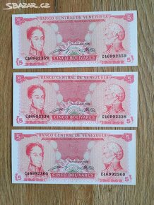 VENEZUELA - 5 bolívares - rok 1989 - 2