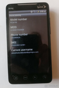 Prodám  HTC Evo 4G na díly / do sbírky - 2