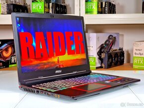 Herní notebook MSI RAIDER | i7-8750H | GTX 1060 | ZÁRUKA - 2