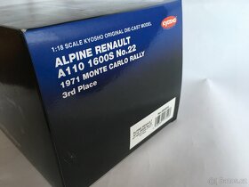 1:18 Kyosho Alpine A110 1600S - Monte Carlo 1971 - 2