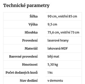 Přebalovací pult-nástavec - 2