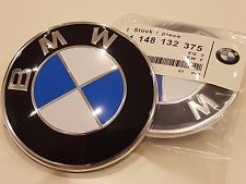 Znak BMW  modrobílý ,černobílý nebo Carbon 73 mm - 2