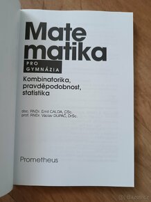 Učebnice matematiky pro gymnázia-Calda, Dupač - 2