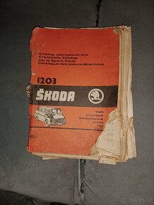 Katalog náhradních dílů škoda 1203 - 2