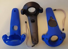 HTC Vive Controllers ovladače + adaptéry + silikonové kryty - 2