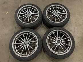 Prodám zimní sadu 225/45/18 Hankook 5x120 8x18 et35 Dotz - 2