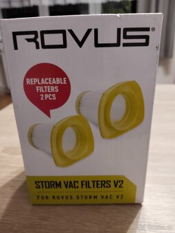 Nové náhradní filtry Rovus, Storm vac filters v2 - 2