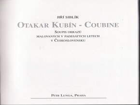 Šiblik Jiří - Kubín (Coubine) Otakar - 2