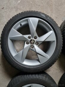 ALU kola+pneuŠKODA"Volans"Pirelli zimni205/50/R17 6.5J ET40 - 2